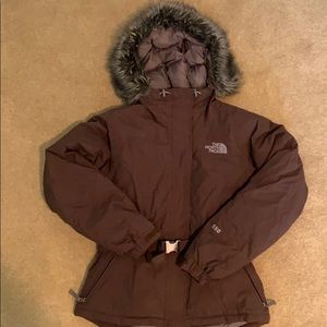 NorthFace Hyvent belted down filled Jacket